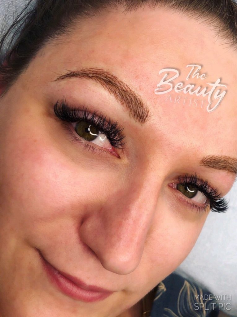 Example of combo brow