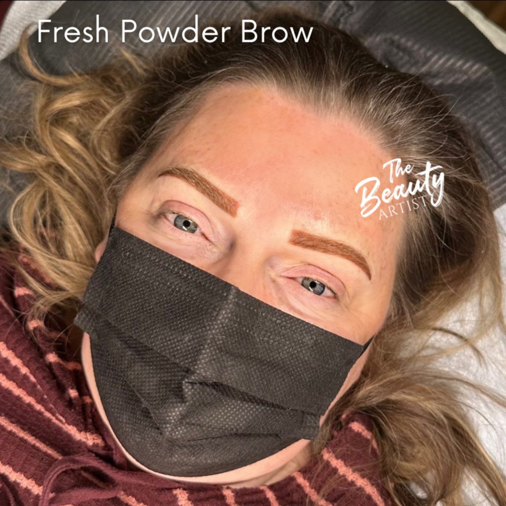 Fresh powder brow