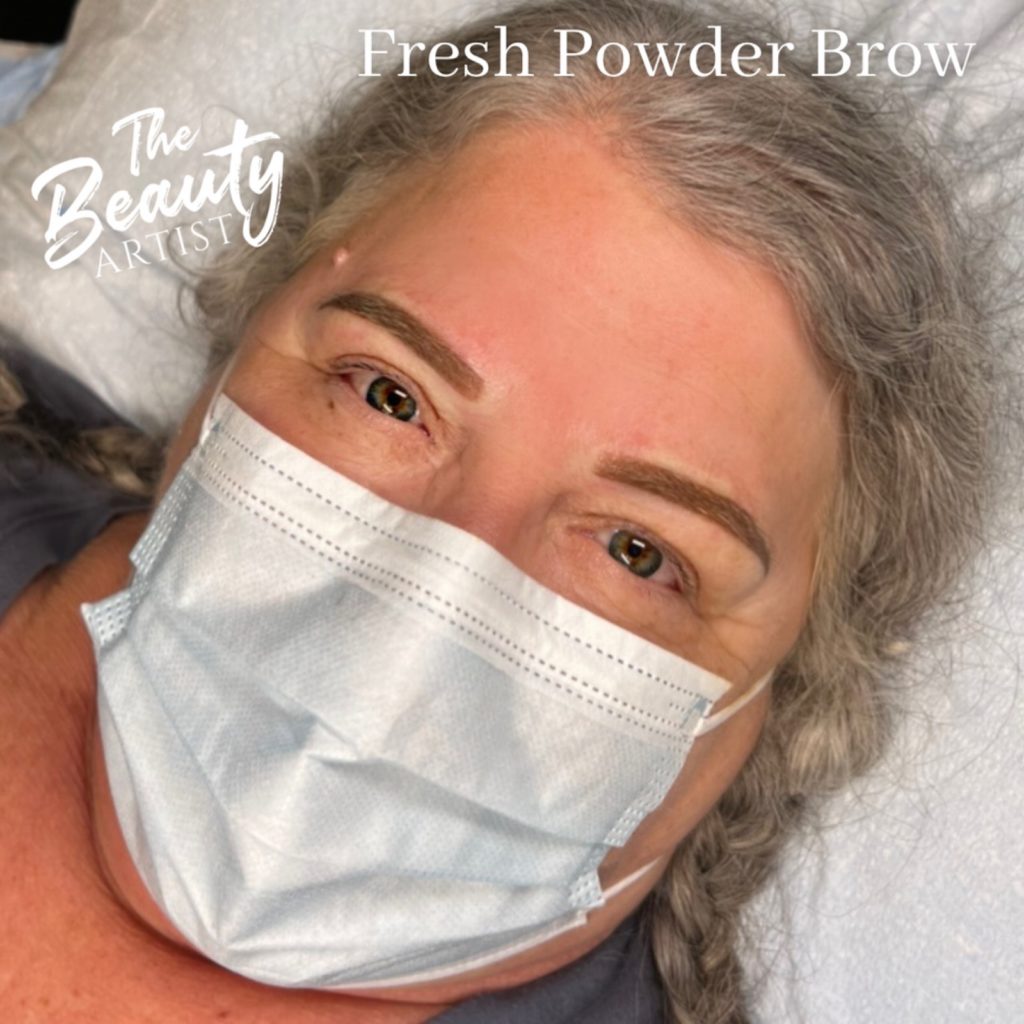 Fresh powder brow