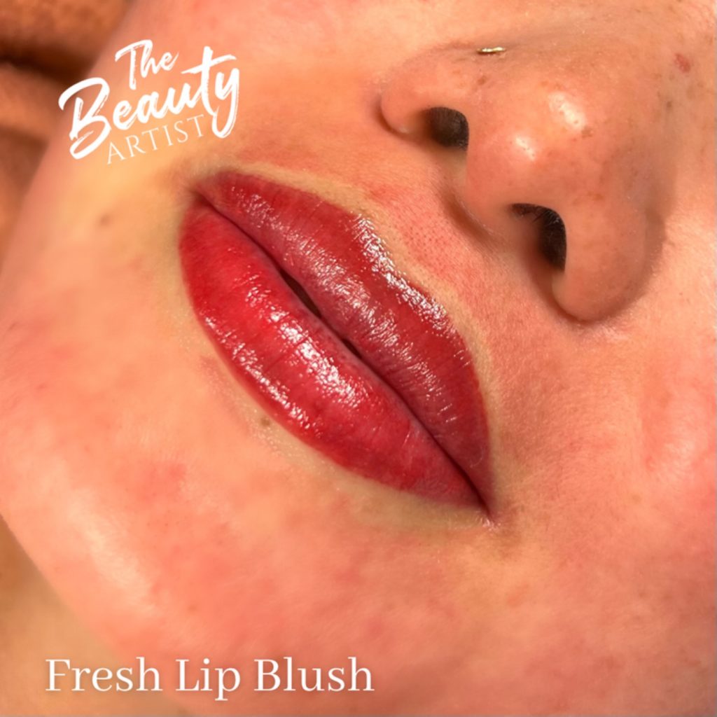 Example of fresh lip blush